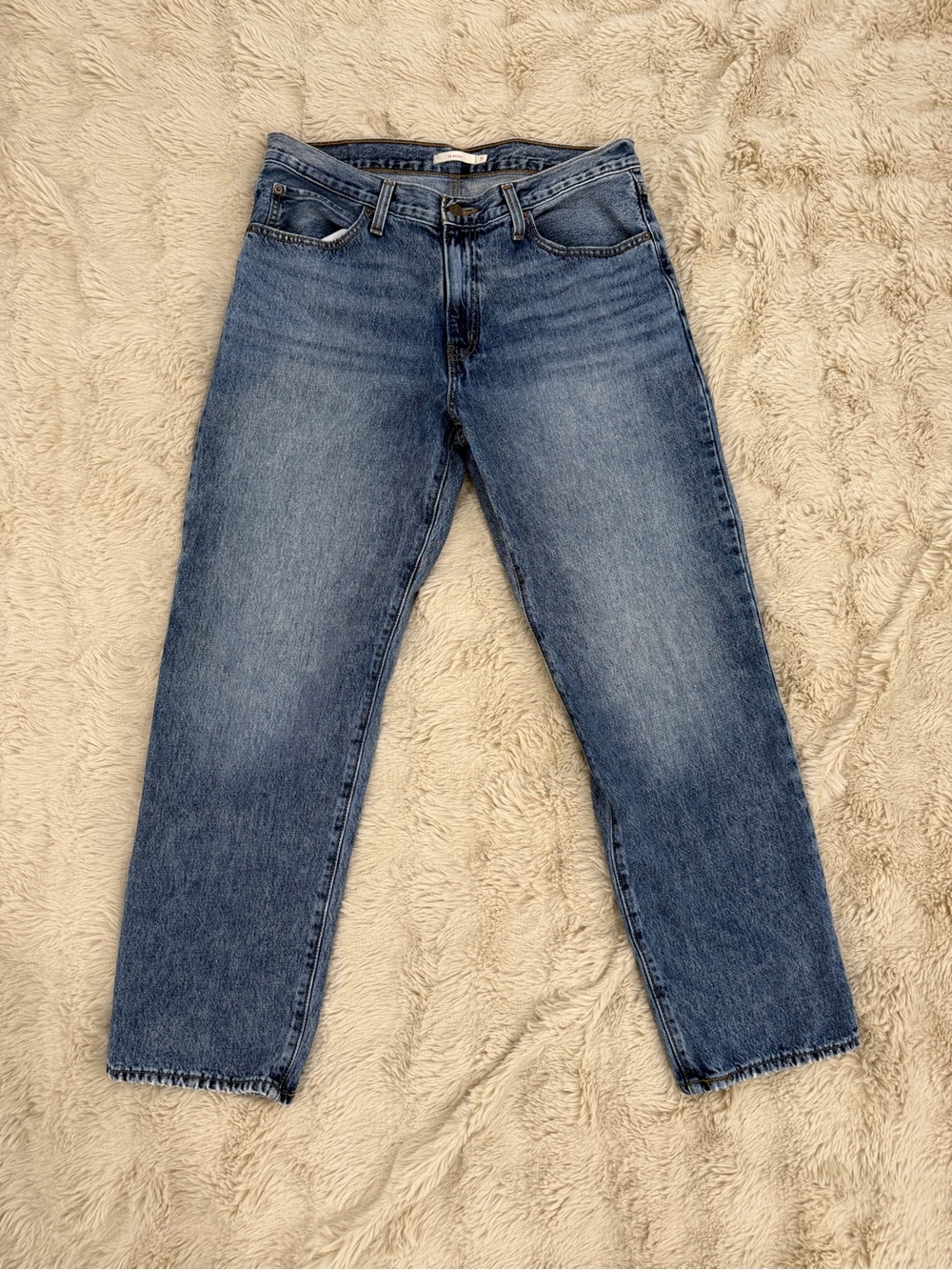 Levi's Women's 94 Baggy 31x31 Jeans in Medium Blue Wash